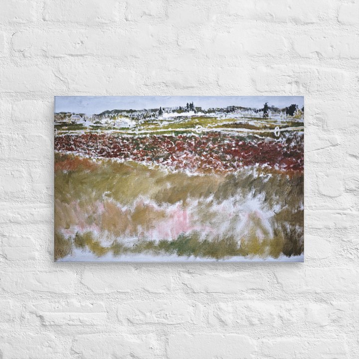 Charlie Isom's Farm (1988) on canvas ("16 x 24") product image (2)