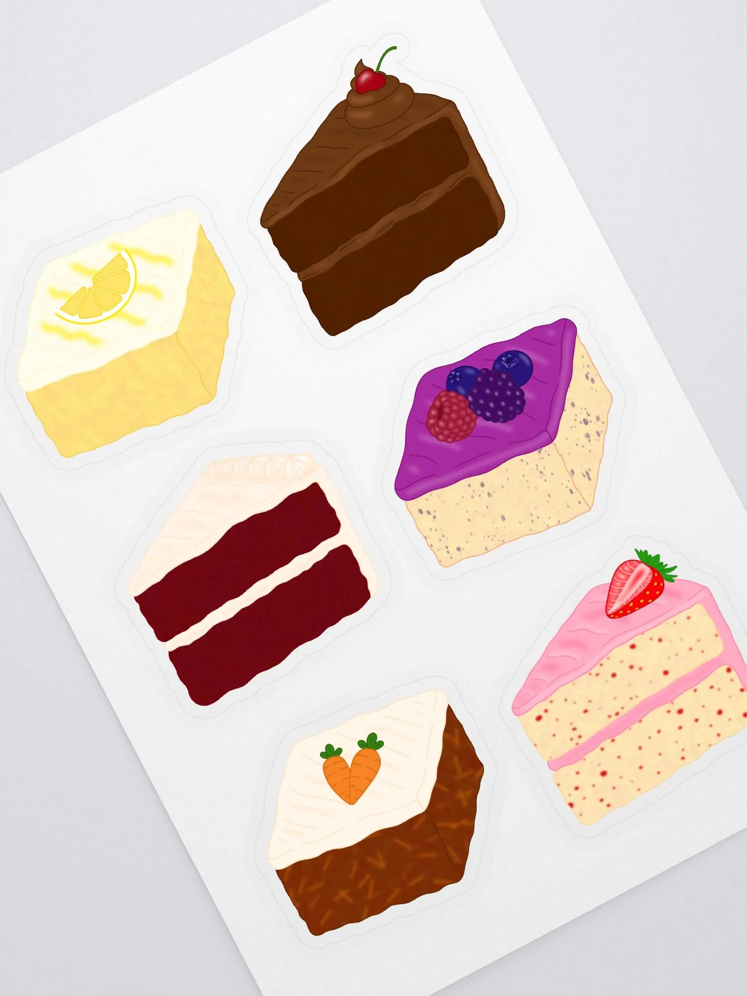 Cake Set Sticker Sheet product image (1)