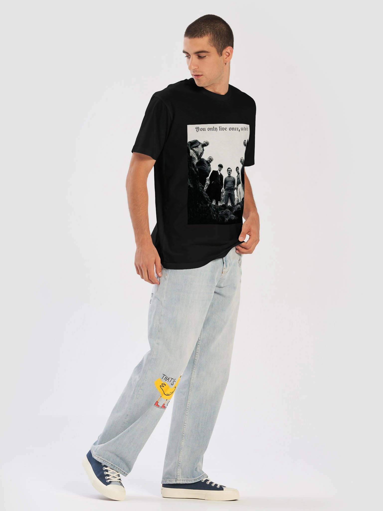 You Only Live Once Poster Tee product image (10)