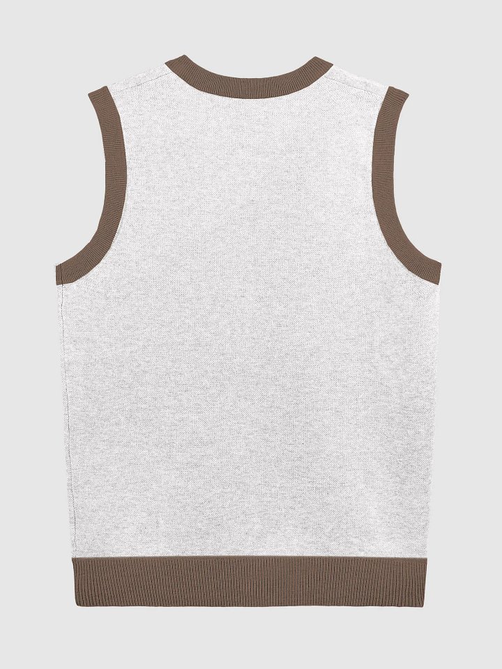 Your Smile Knitted V Neck Vest product image (8)