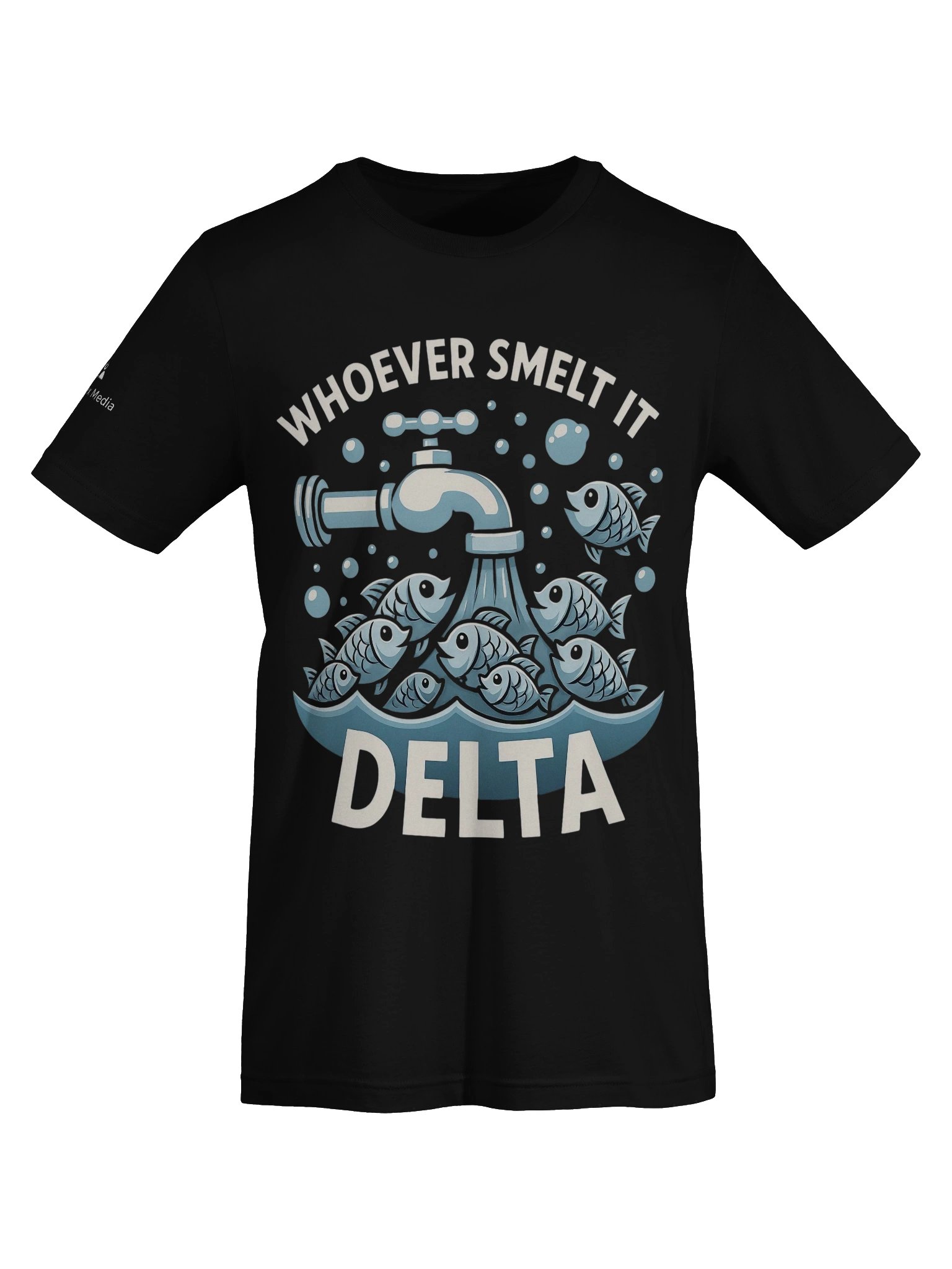 Whoever Smelt It Delta Tee - Black Only product image (6)