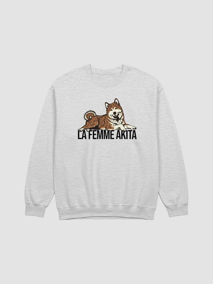 La Femme Akita Sweatshirt of an Akita Inu (Brindle) | Funny Shirt for Akita Paw-rents product image (1)