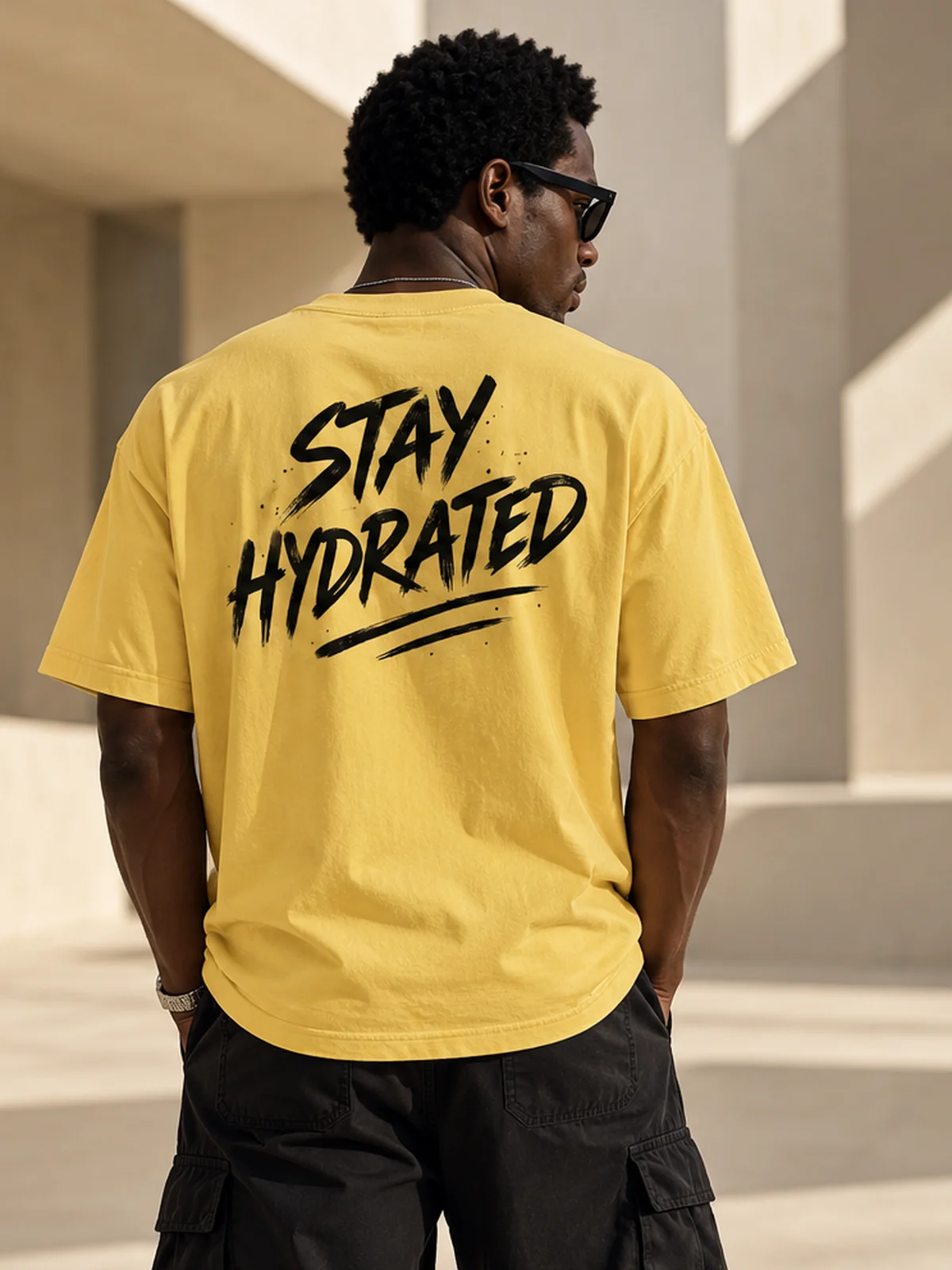 DRIP MODE - Funny Stay Hydrated Water Droplet Graphic T-Shirt product image (2)