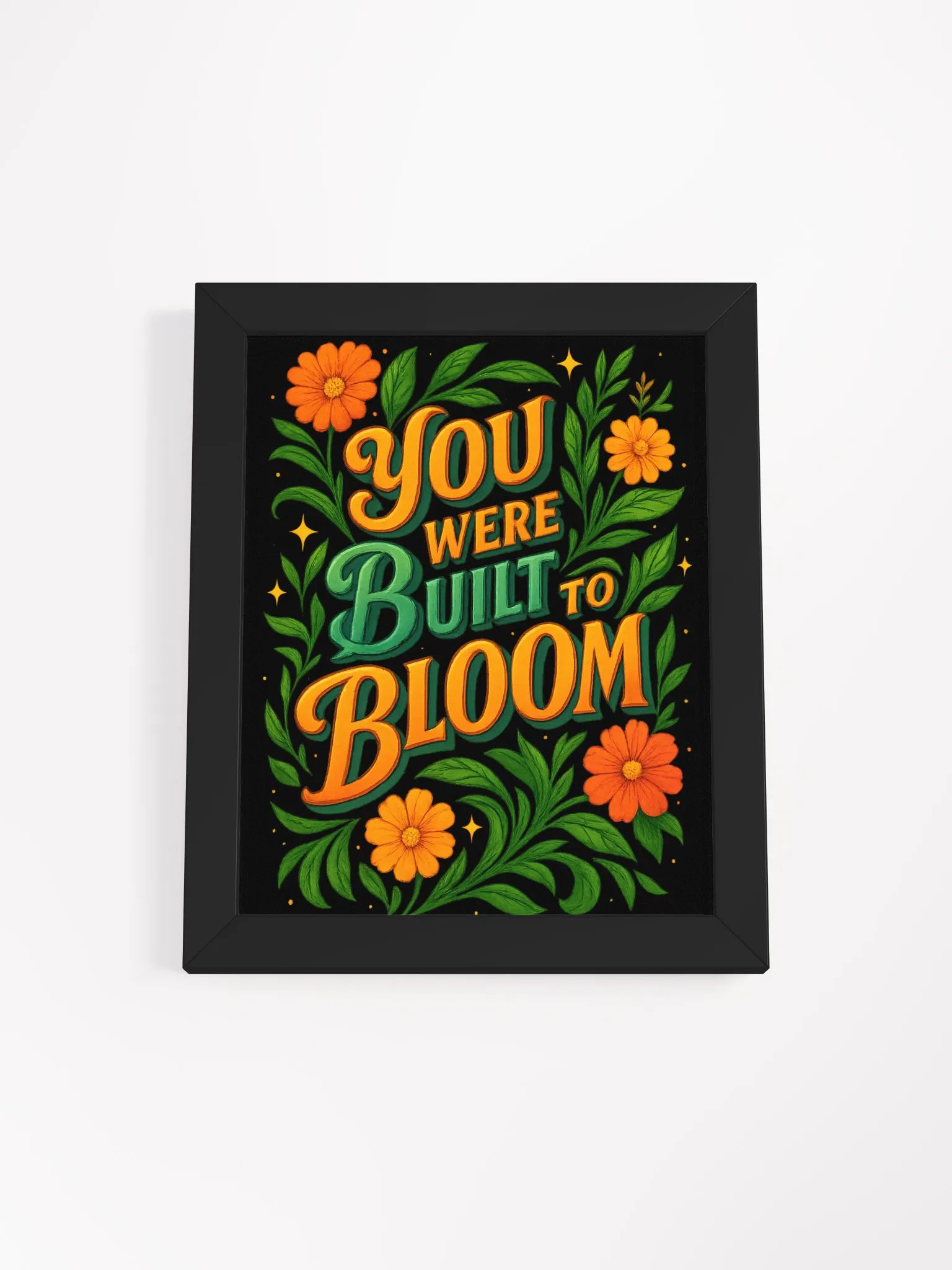 Framed Poster – You Were Built to Bloom product image (2)