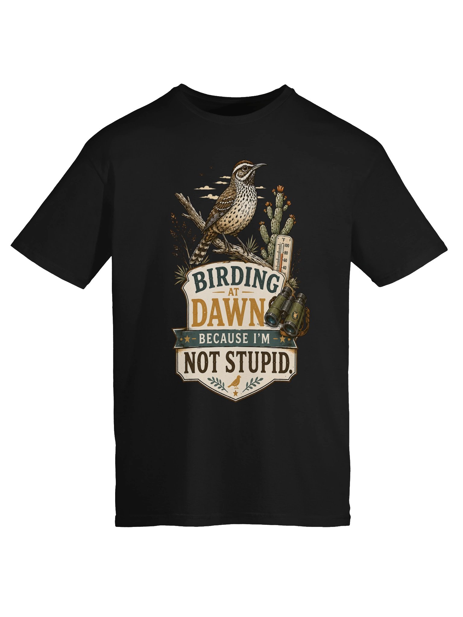 Birding at Dawn Funny Vintage Tee product image (43)