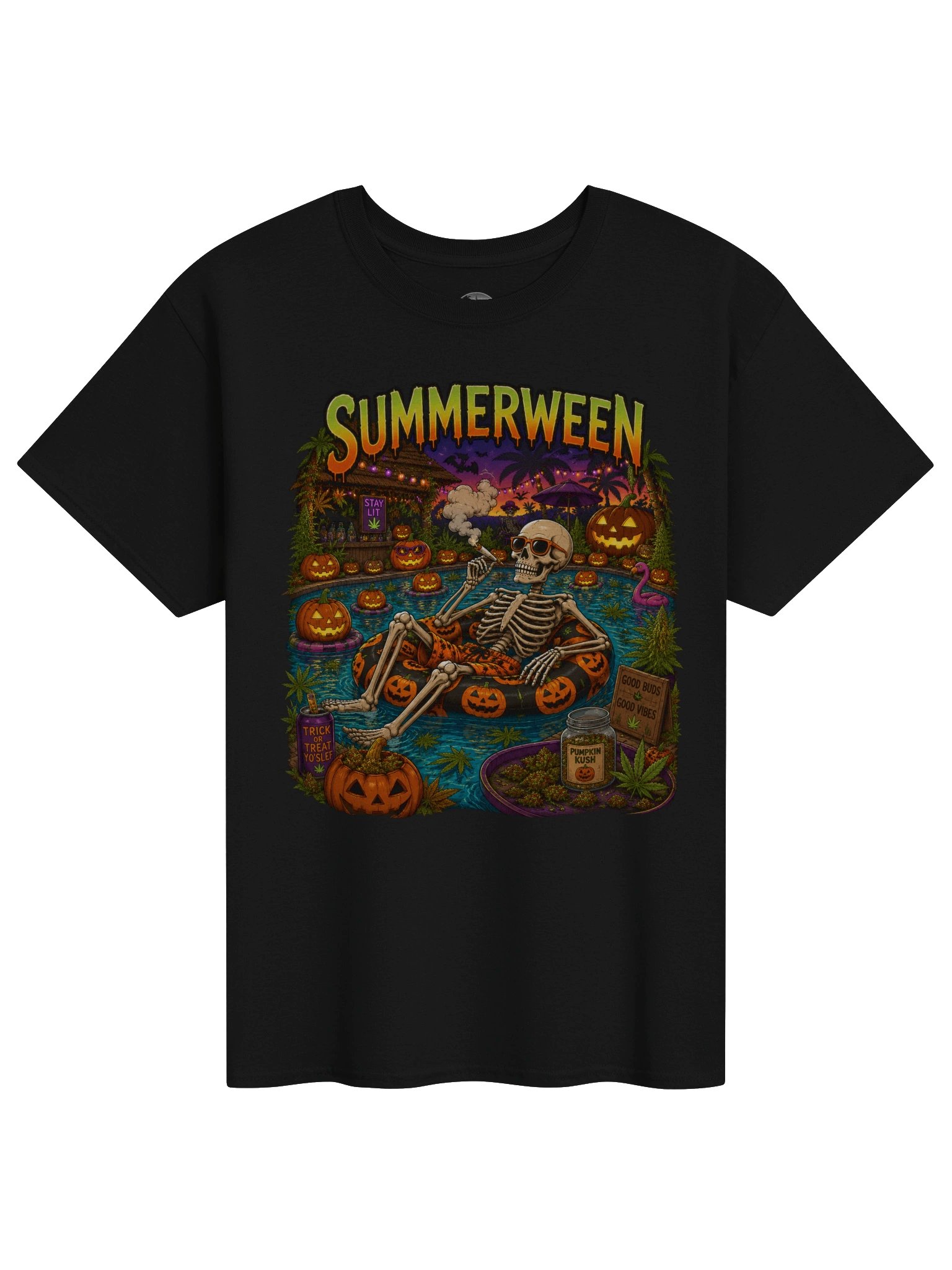 Summerween Comic Graphic Tee product image (1)
