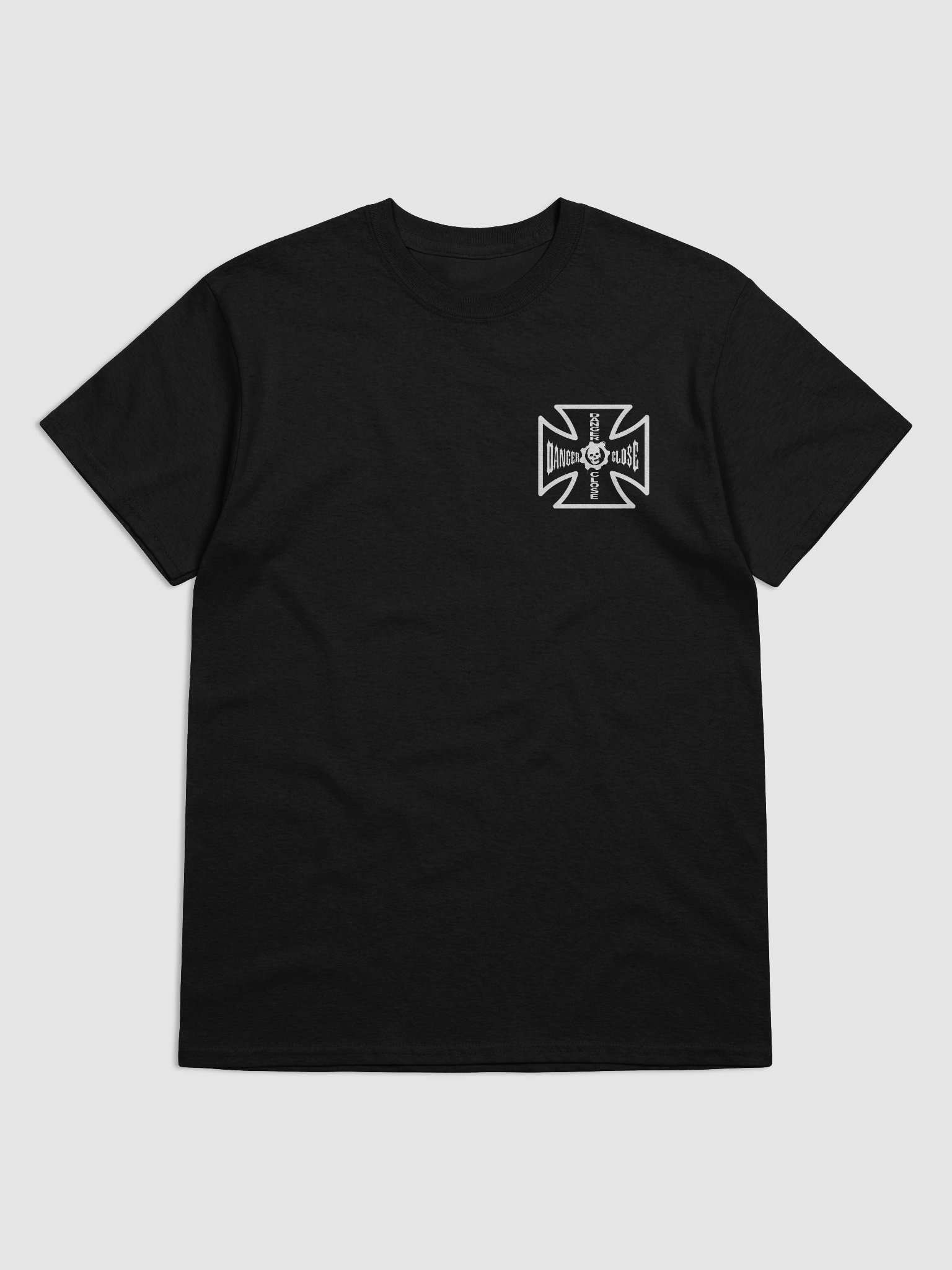 DANGER CLOSE IRON CROSS T-SHIRT (BLACK) product image (2)