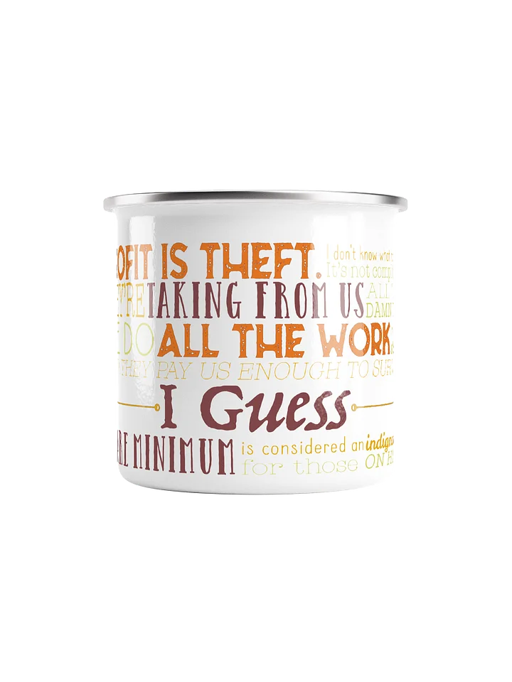 "Profit is theft" Mug product image (2)