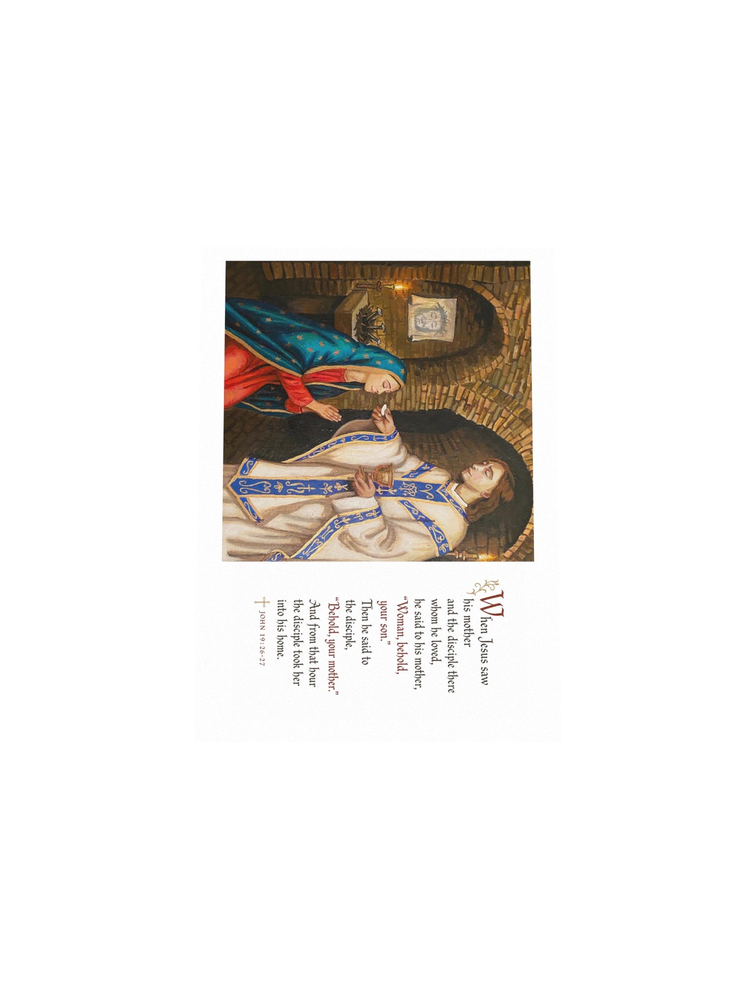 Woman, Behold (Scripture) Matte Paper Print product image (3)