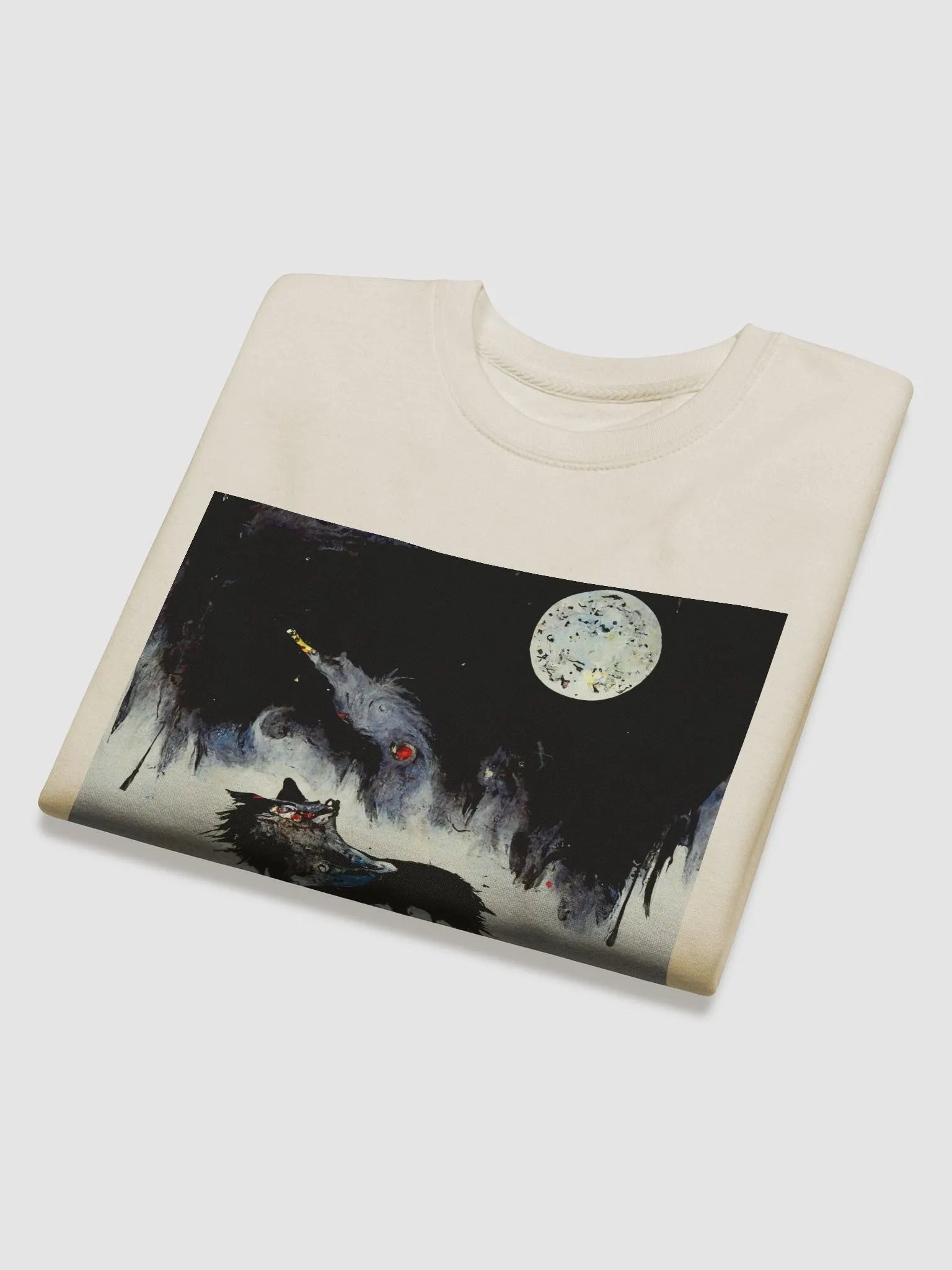 Howling Wolf Moonlight Sweatshirt product image (4)