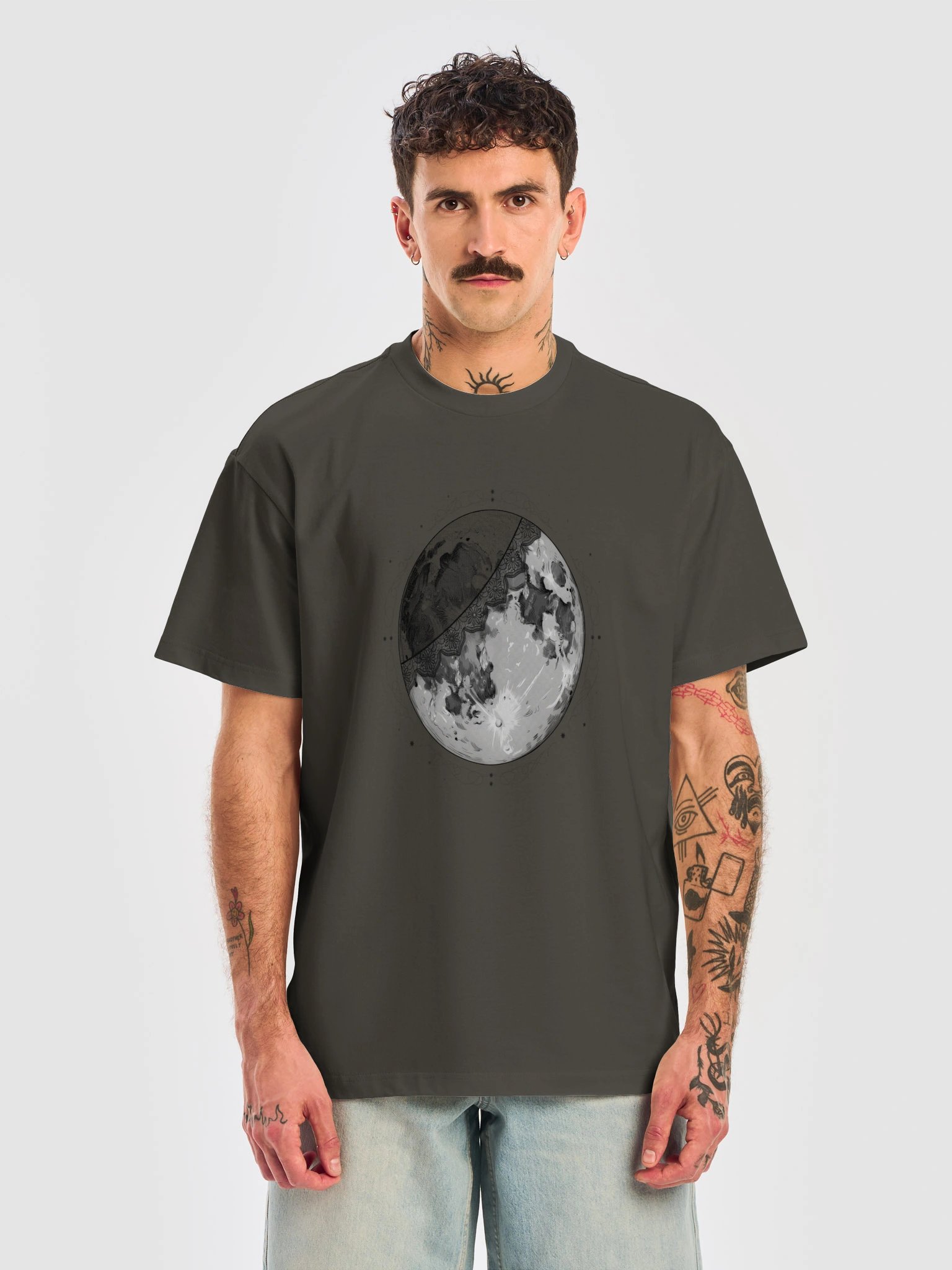 Luna Dividia // The Celestial Eclipse Heavyweight Tee product image (7)