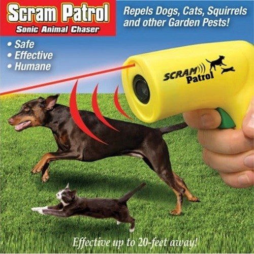 Scram Patrol Ultrasonic Dog Repeller & Trainer - Laser Guided Anti-Barking Aid product image (1)