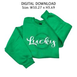 Lucky Embroidery & Rhinestone Design product image (3)