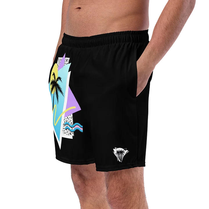 80s 90s PASTEL SURFBOARD SHORT SWIM TRUNKS product image (2)