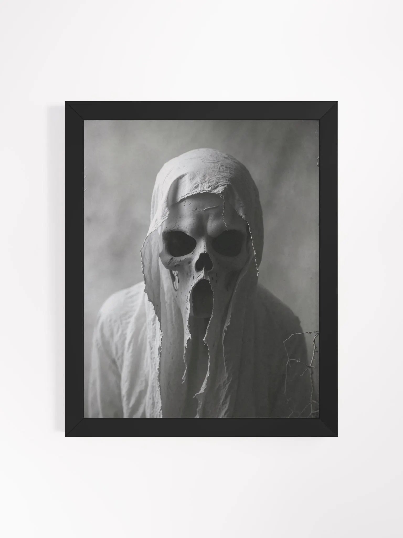Ghostly Face Framed Print product image (1)