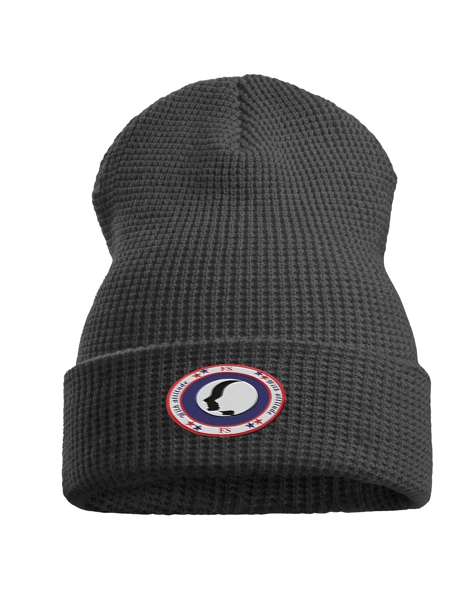 FatsaStampa logo embroidered Waffle Beanie product image (5)