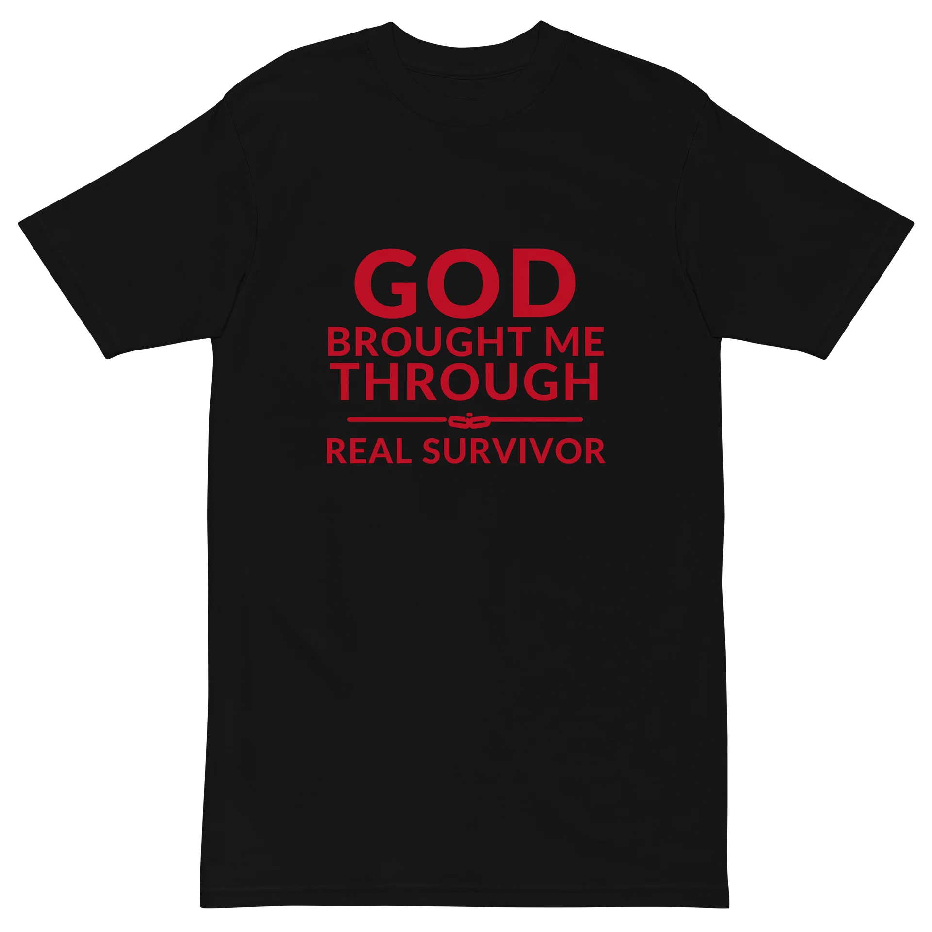 God Brought Me Through Real Survivor Tee product image (3)