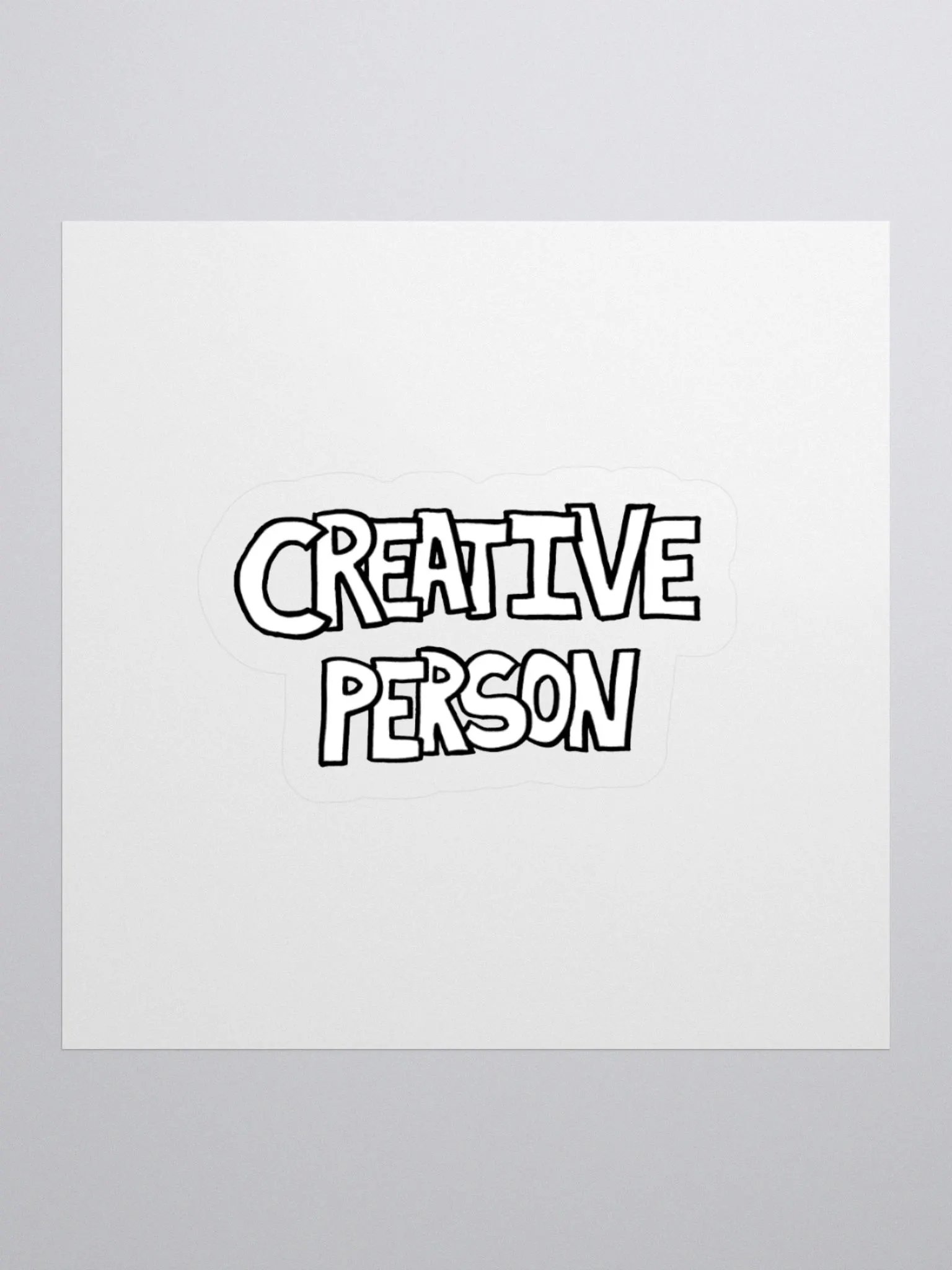 Creative Person Sticker! product image (1)