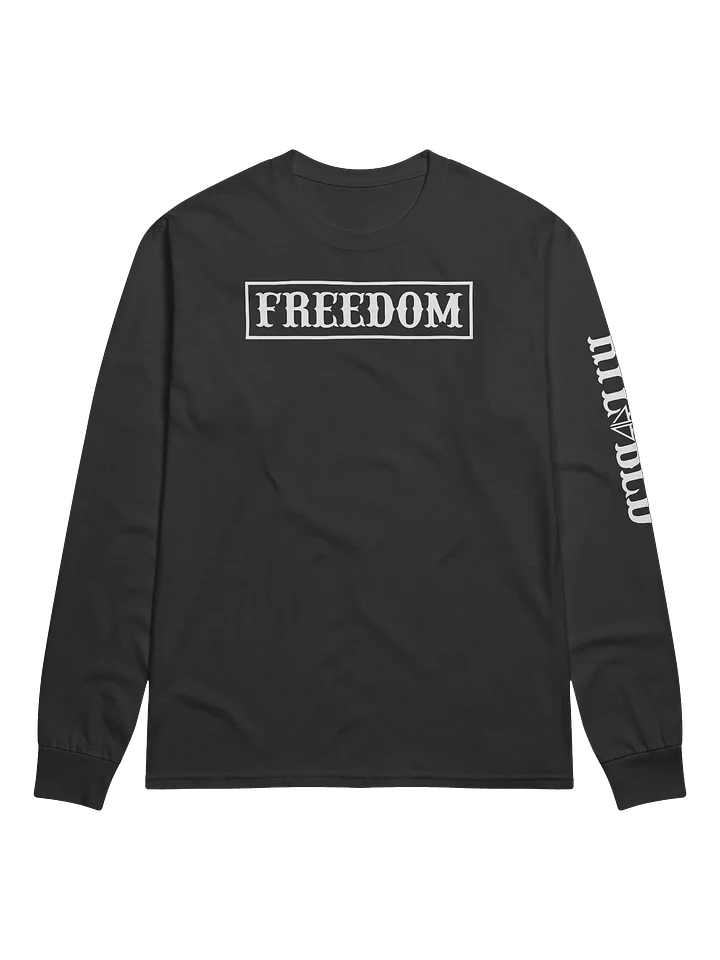 FREEDOM LONG SLEEVE (WHITE LOGO) product image (1)