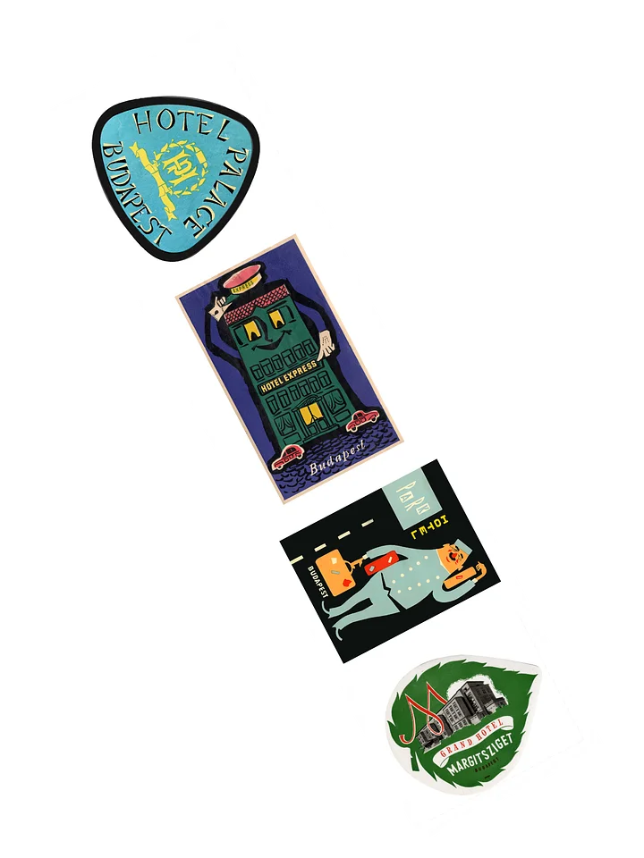 Budapest Hotel Stickers-Set 1 product image (2)