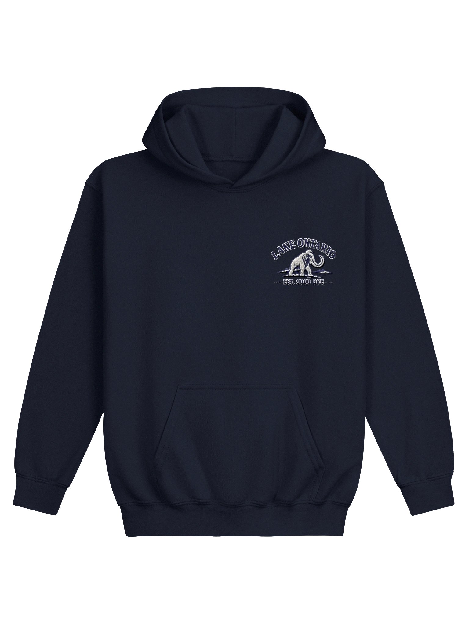 Lake Ontario Mammoth Premium Heavy Blend Hoodie | Navy product image (1)