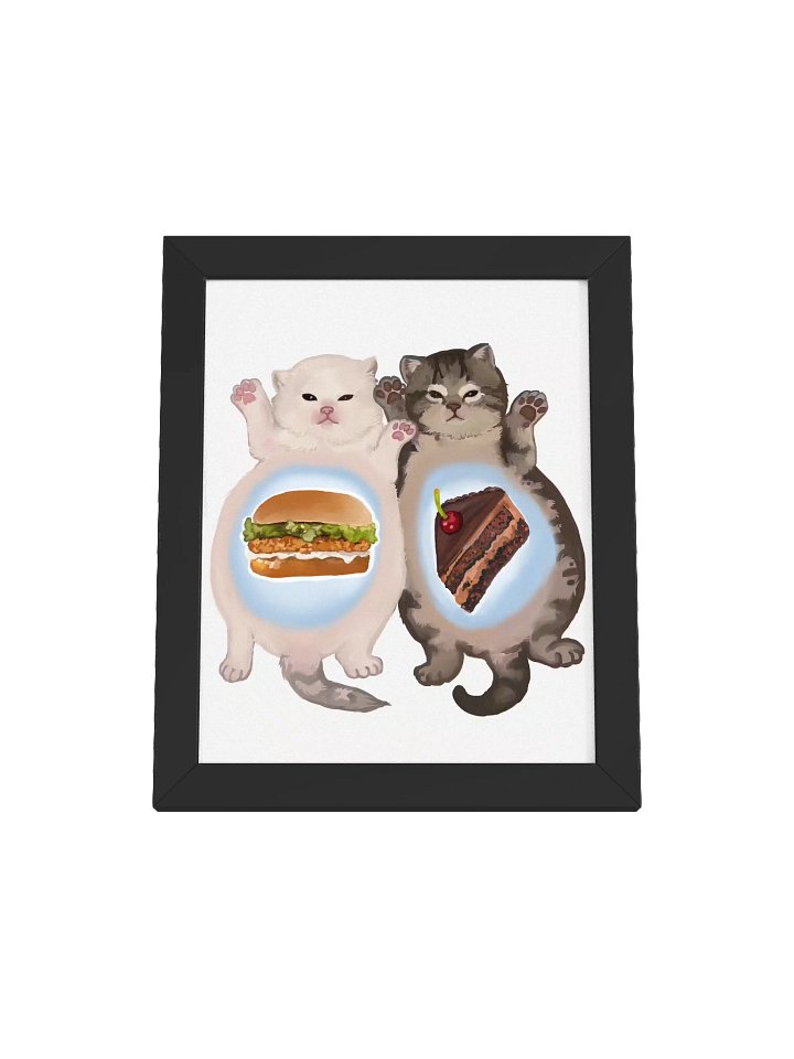 belly cats framed print product image (5)