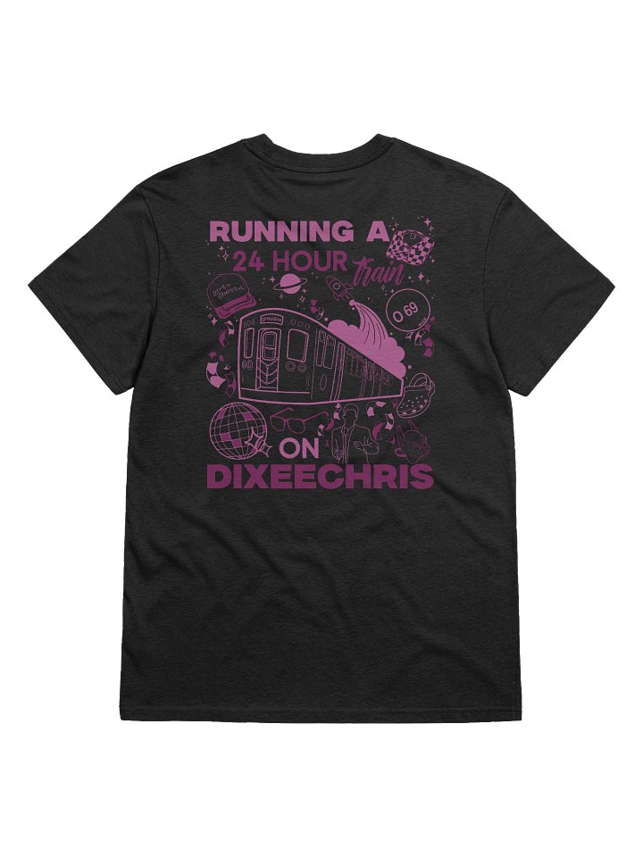 24hr Train Tee - Purple (Up to 5xl) product image (1)