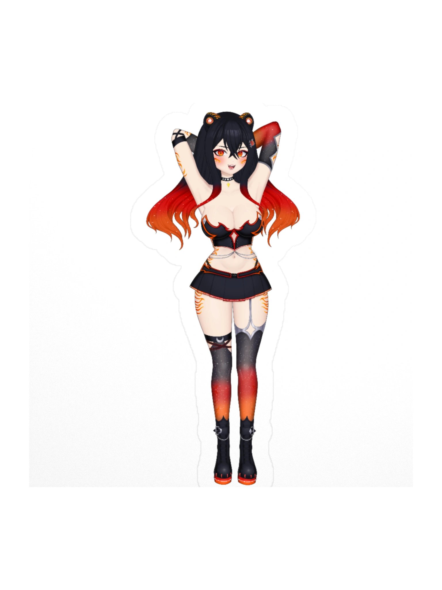 Arms Up - Hot | Kiss Cut Stickers product image (1)