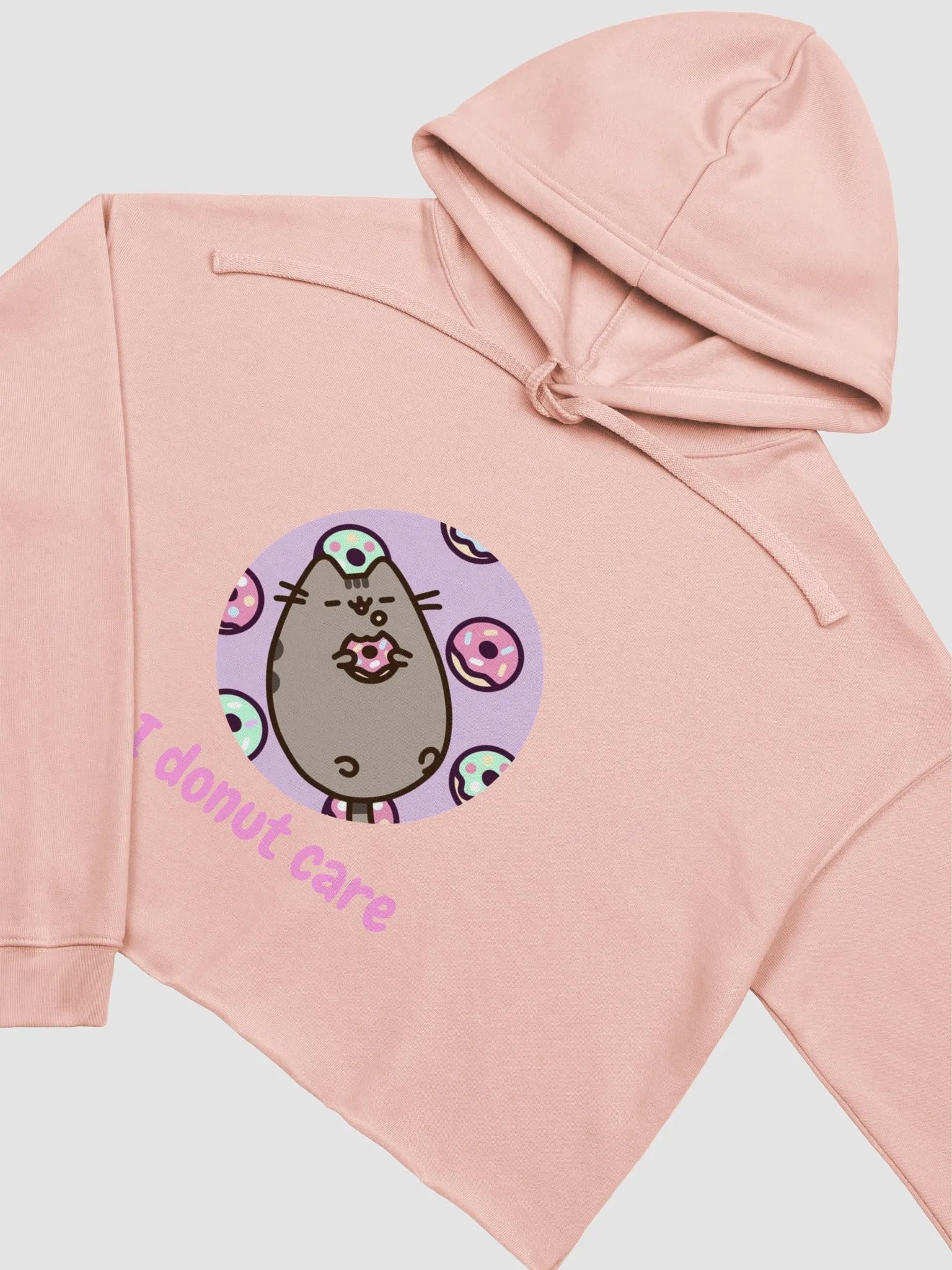 Donut Cat Crop Hoodie product image (27)