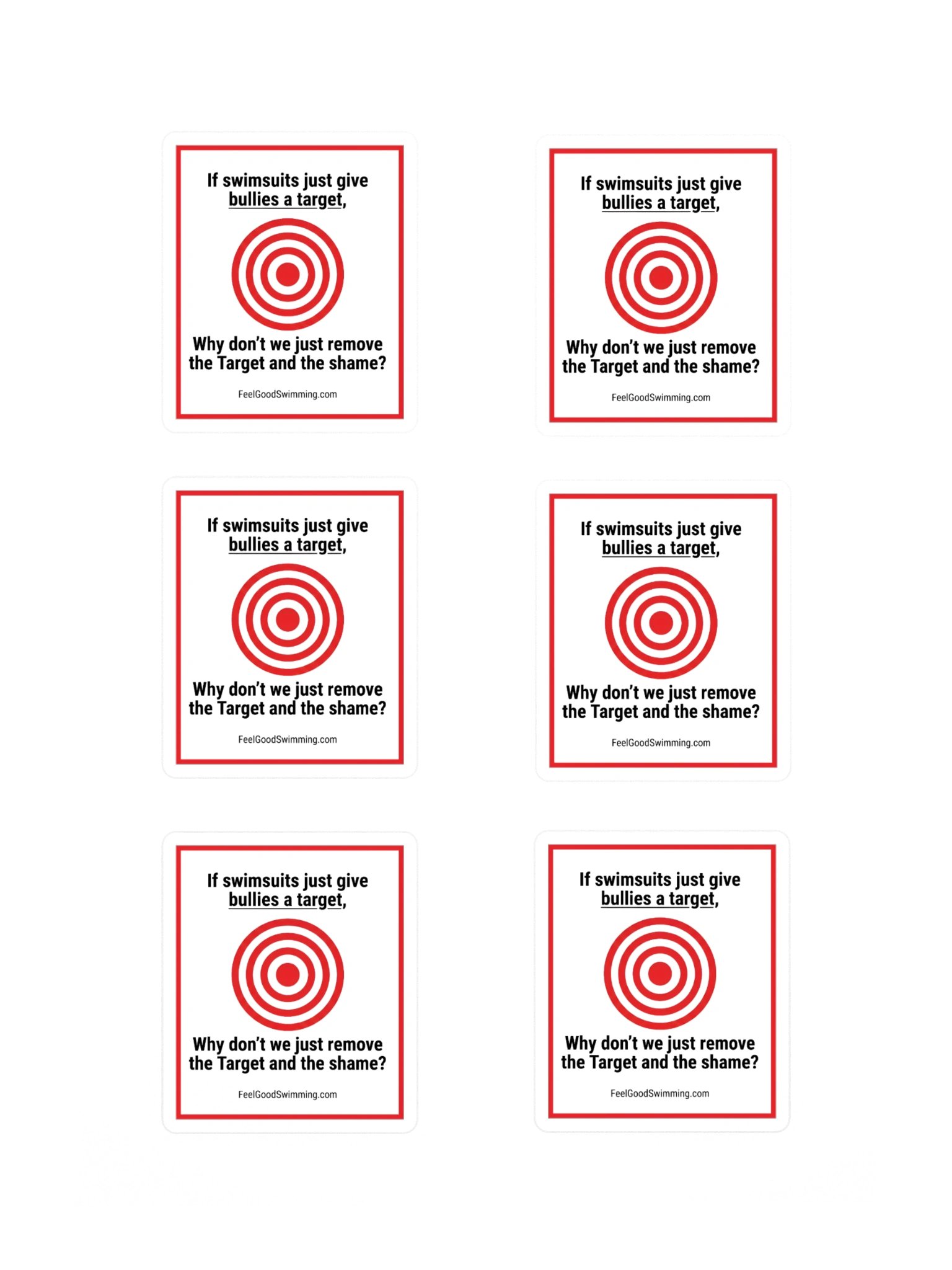 The Remove the Target Sticker Set product image (3)