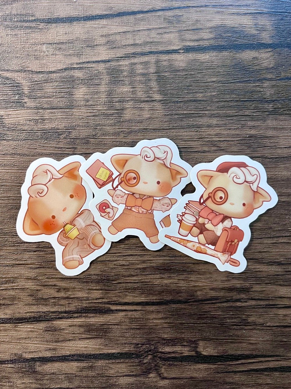 Tiny Moments Sticker Bundle - 3-Pack Waterproof Vinyl Decals | Cozy Desk Life product image (1)