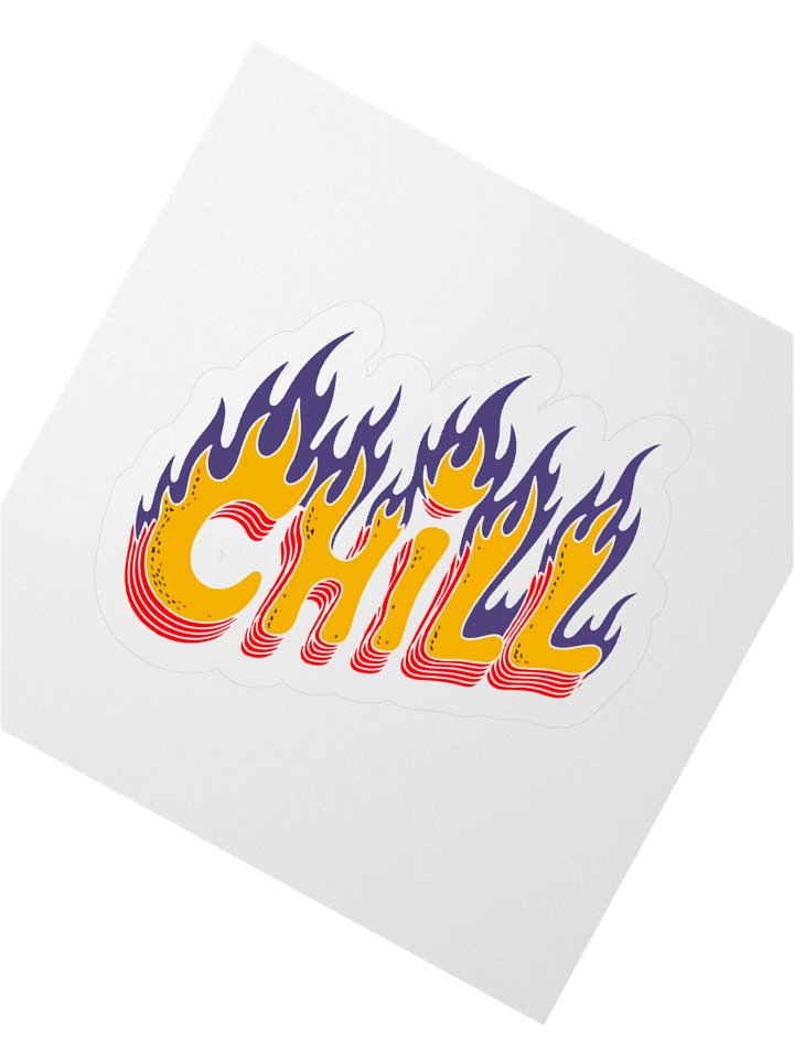 Inferno CHILL Vibes Kiss Cut Stickers product image (2)