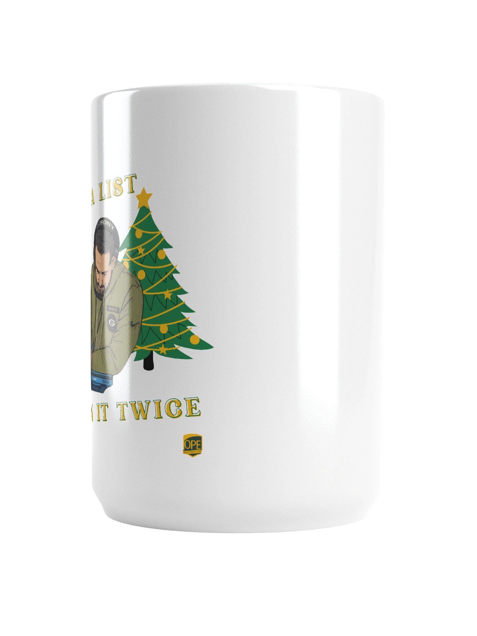 Makin' a List White Glossy Mug product image (3)