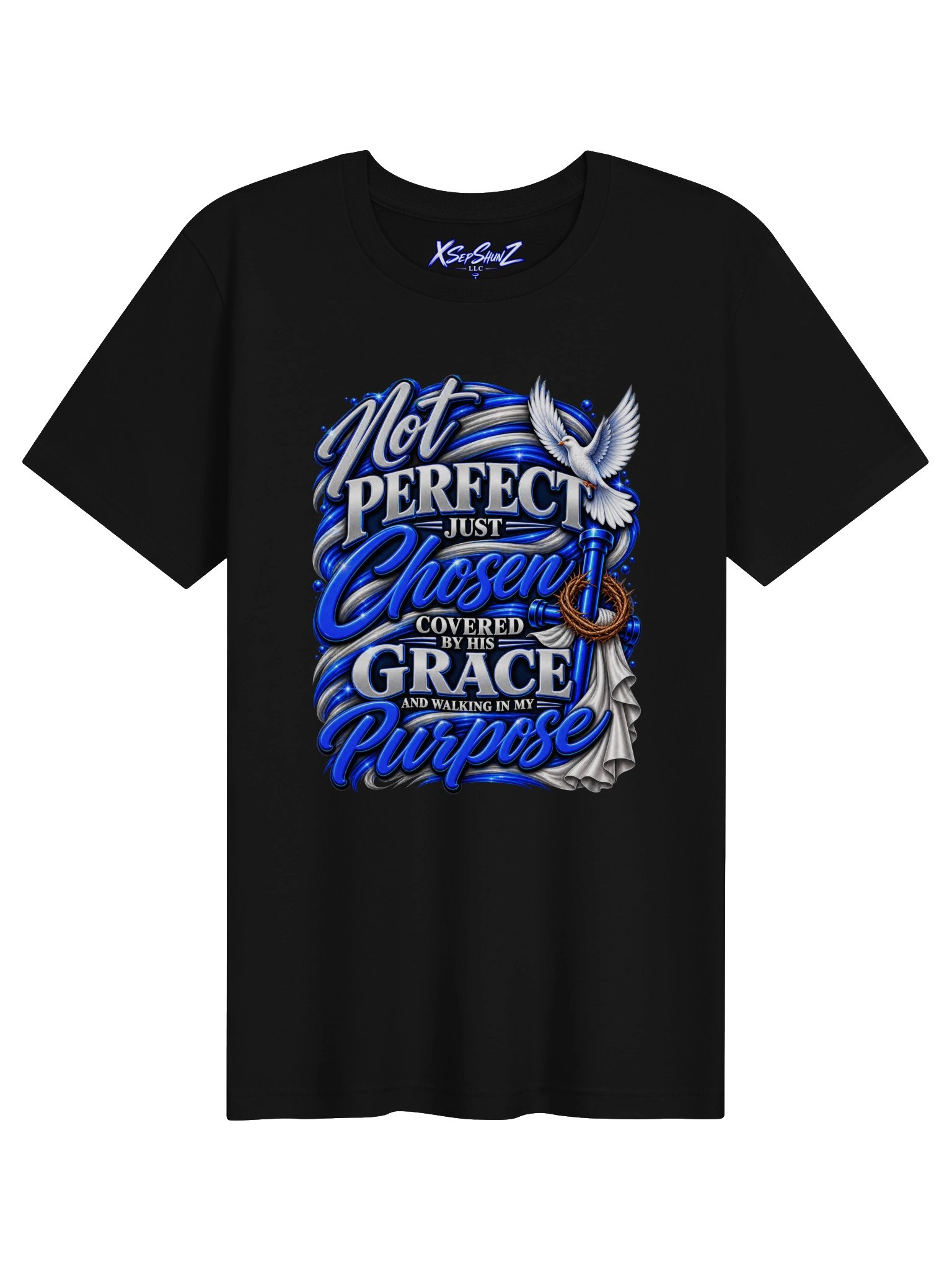 “Not Perfect, Just Chosen” — Women’s Faith Tee product image (1)