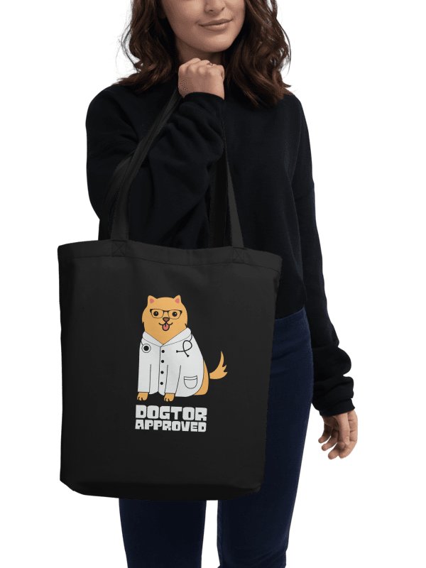 "Dogtor aporobed" black bag (medium size) product image (2)