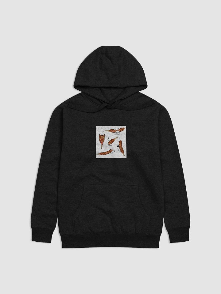 Eating Corn Dog Unisex Premium Hoodie product image (3)