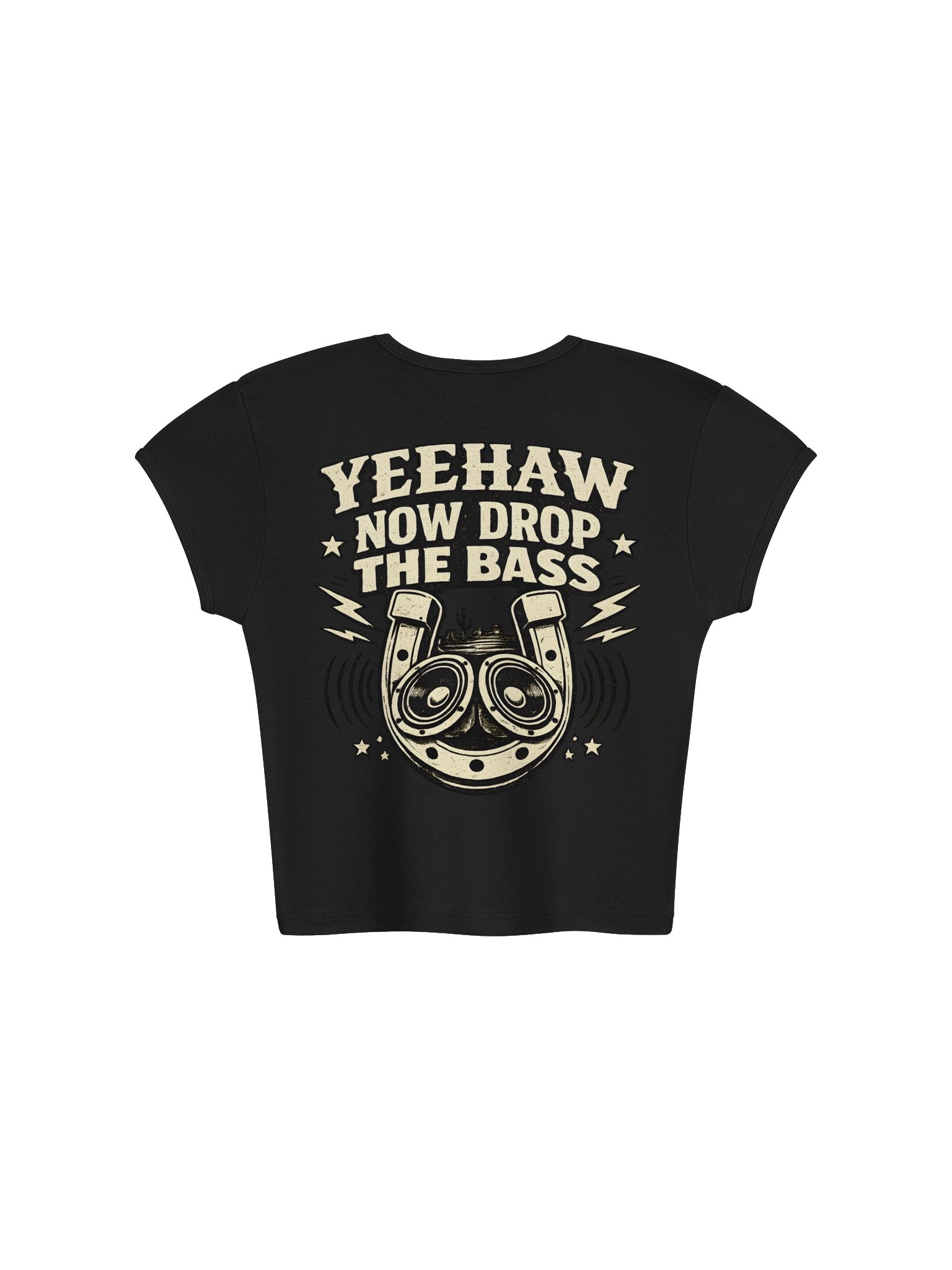 Country Hardstyle | Women's Ribbed Crop Top product image (2)