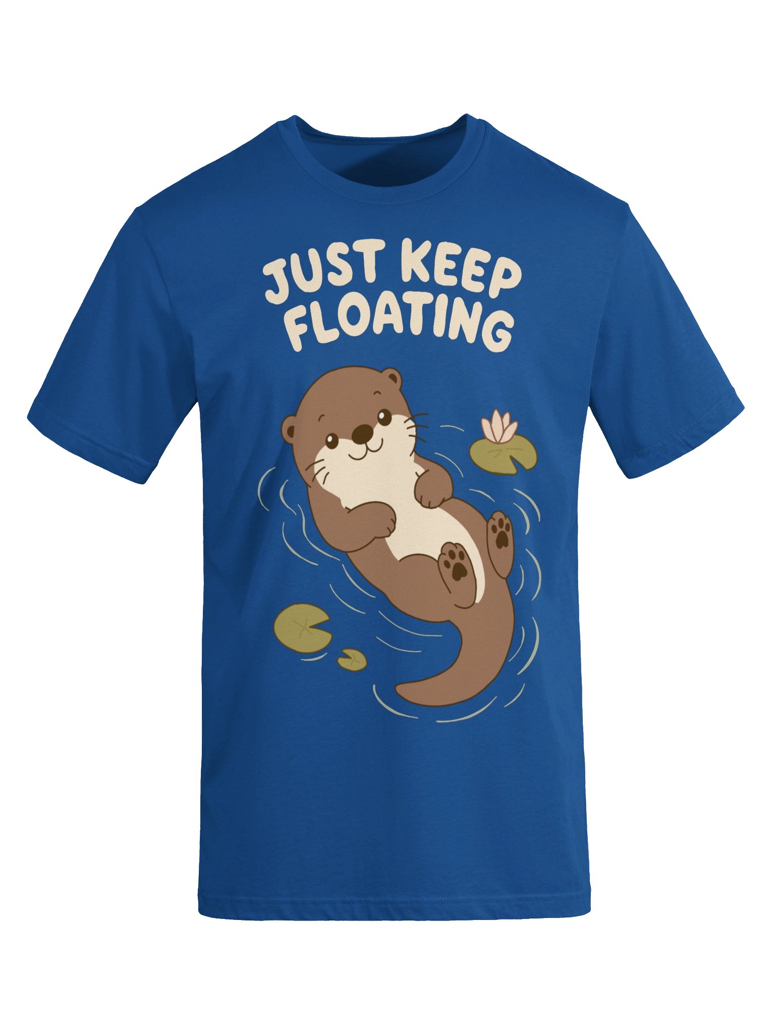 Just Keep Floating Otter Tee product image (5)