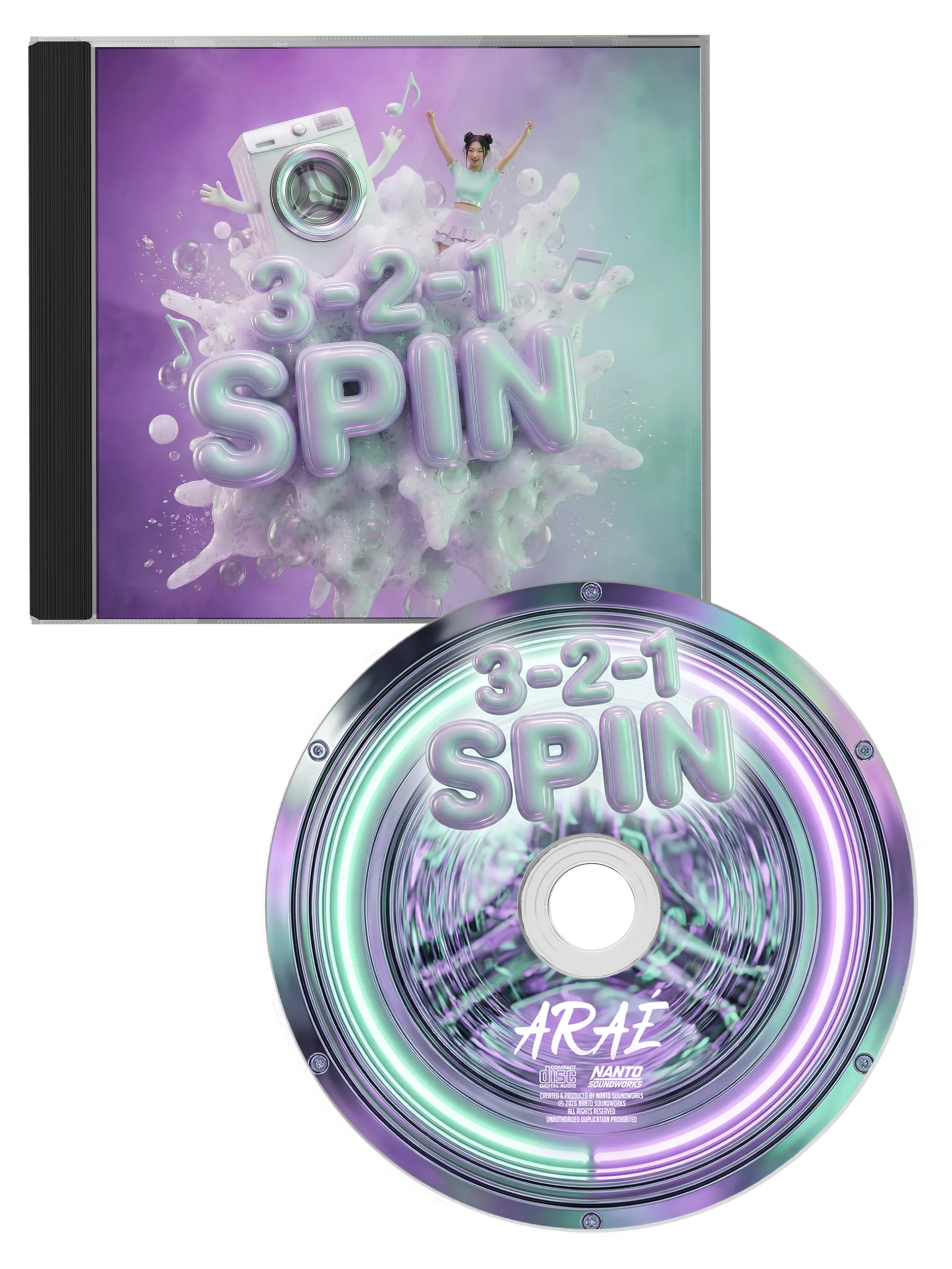 3-2-1 SPIN (EP) - CD product image (1)