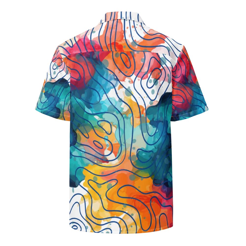 Topographic Breeze Hawaiian Shirt product image (2)