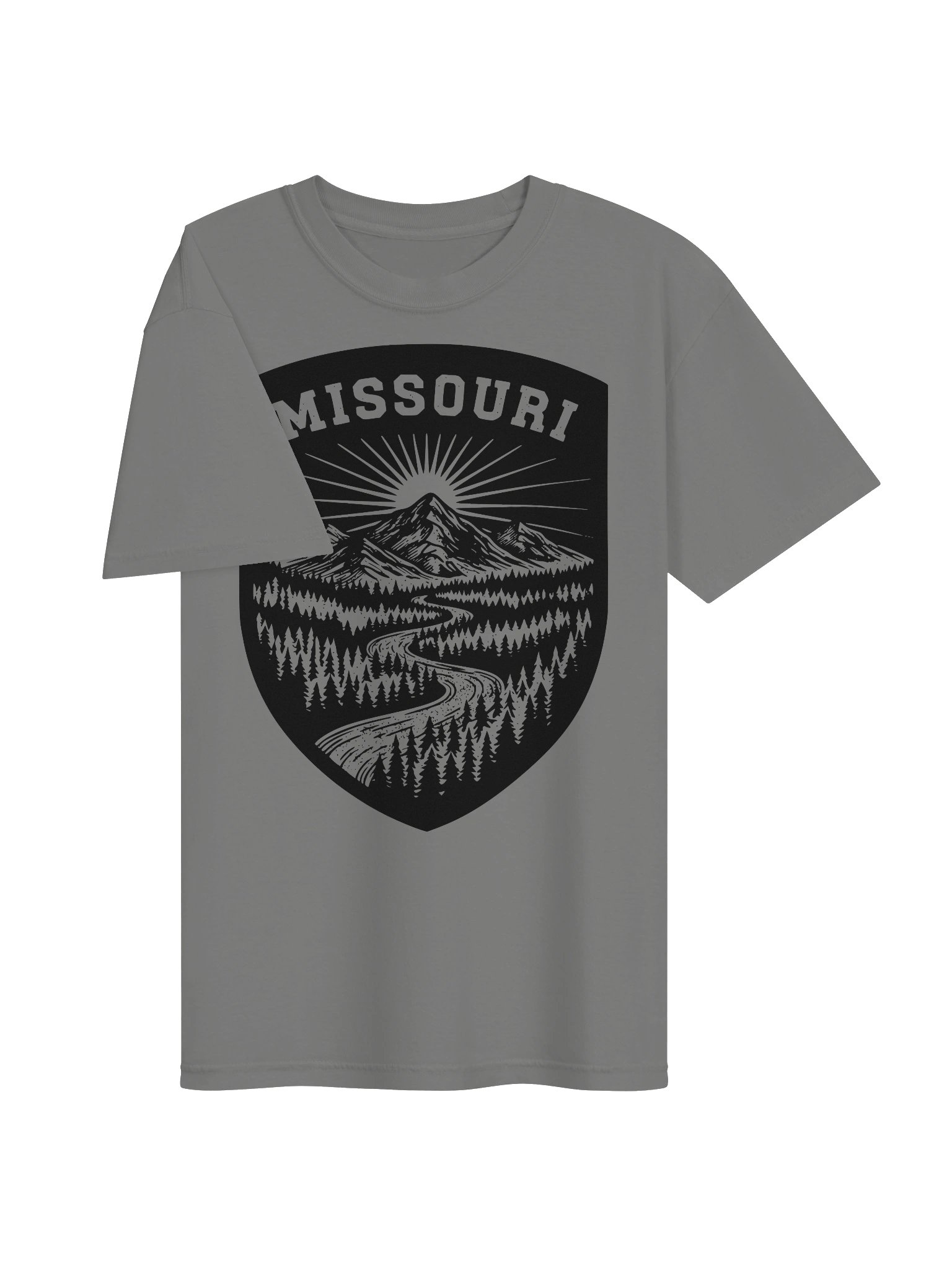 Missouri Mountain Forest T-Shirt | Vintage Outdoor State Pride Tee product image (11)