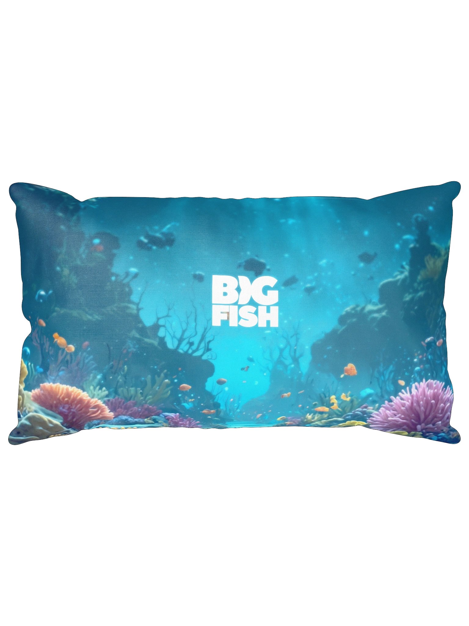 Big Fish Ocean Throw Pillow product image (13)