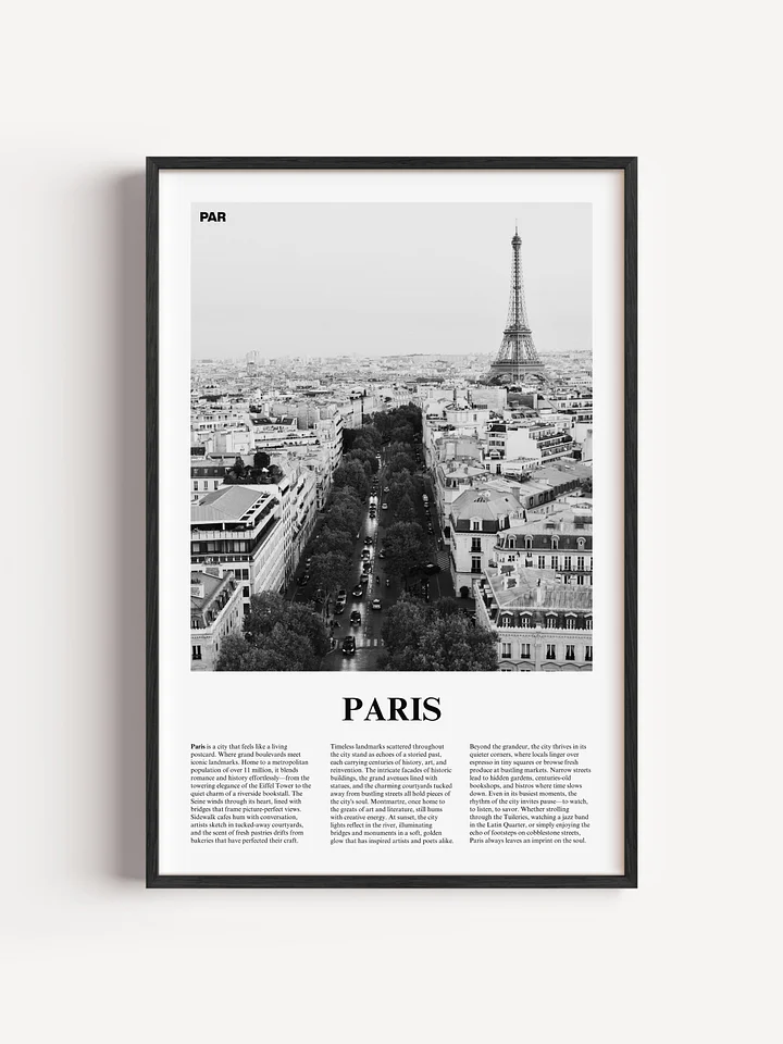 Paris 02 Newspaper Poster product image (1)
