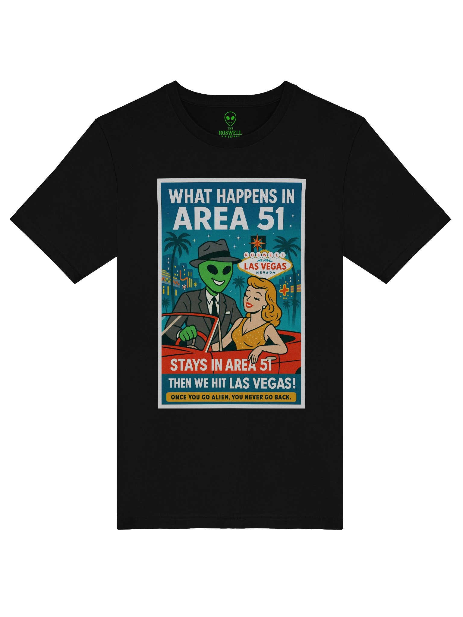 What Happens in Area 51 Las Vegas 1950's Retro Concert Tee Fit Unisex T-Shirt product image (5)