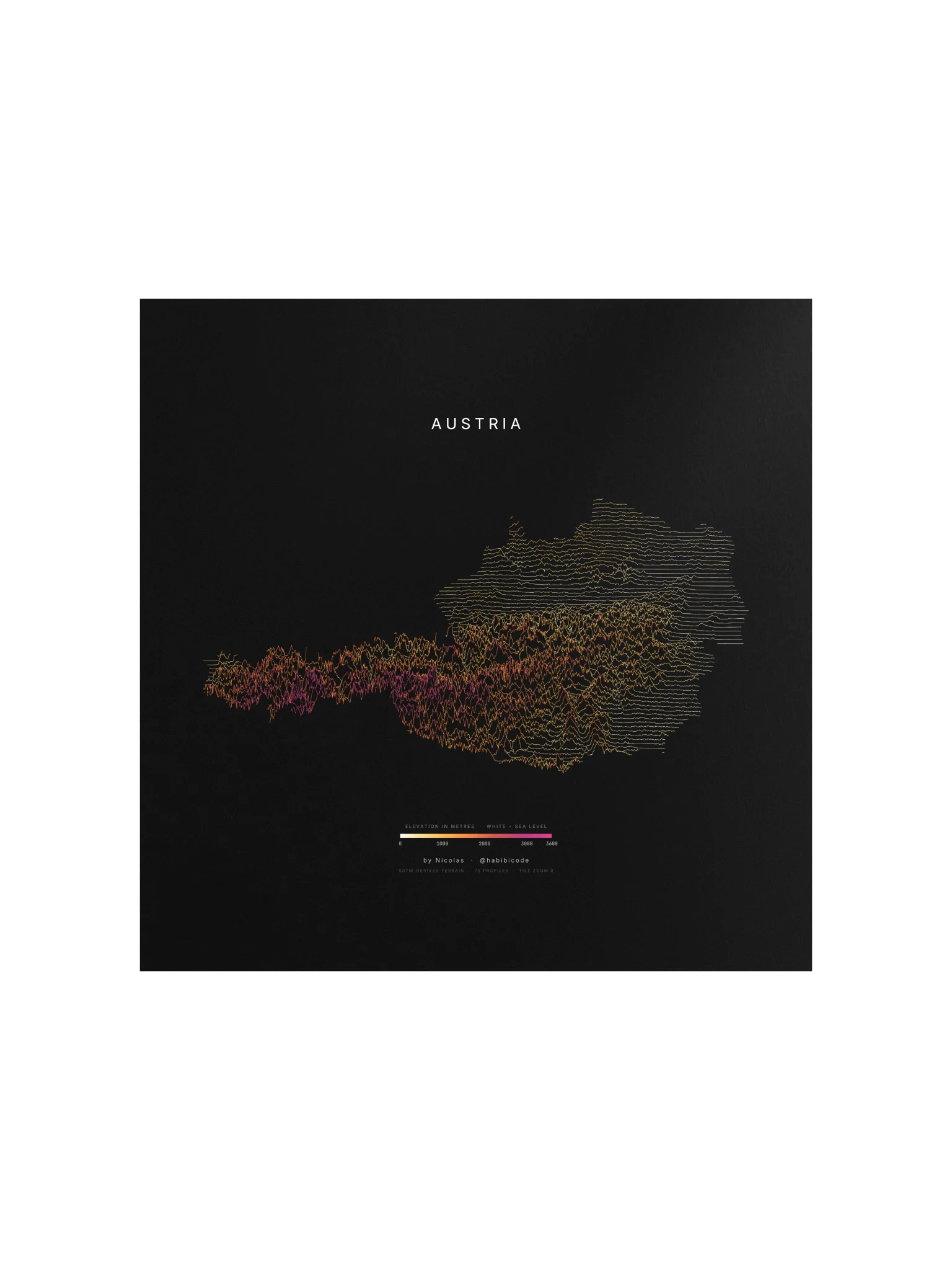 Ridgeline Poster - Austria product image (1)