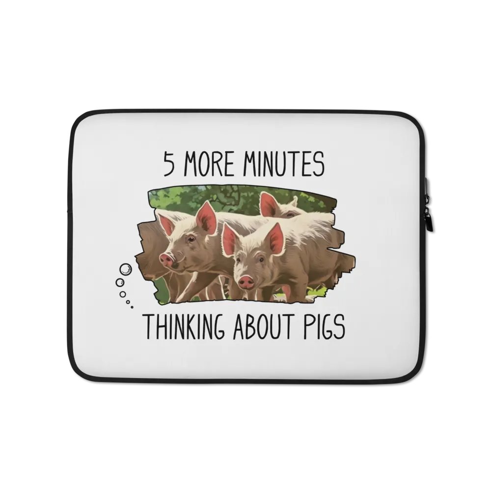 Funny Pigs Laptop Sleeve product image (1)