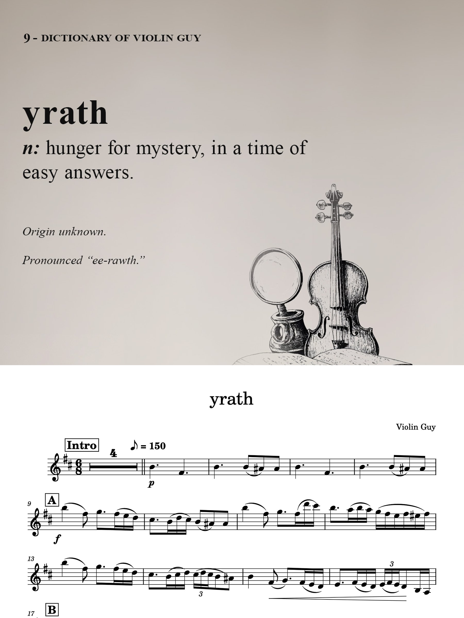 yrath - Sheet Music product image (1)