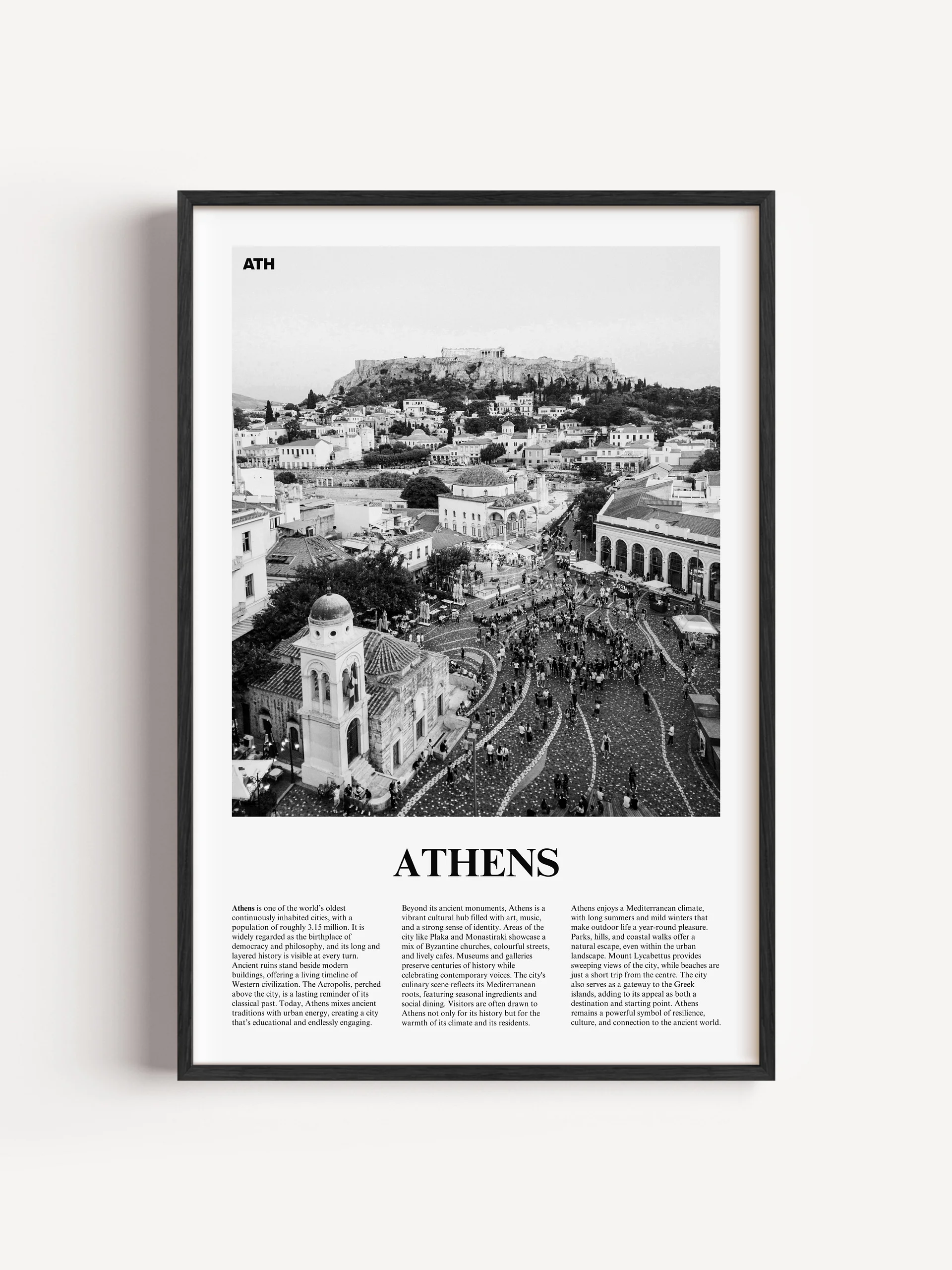 Athens 01 Newspaper Poster product image (1)