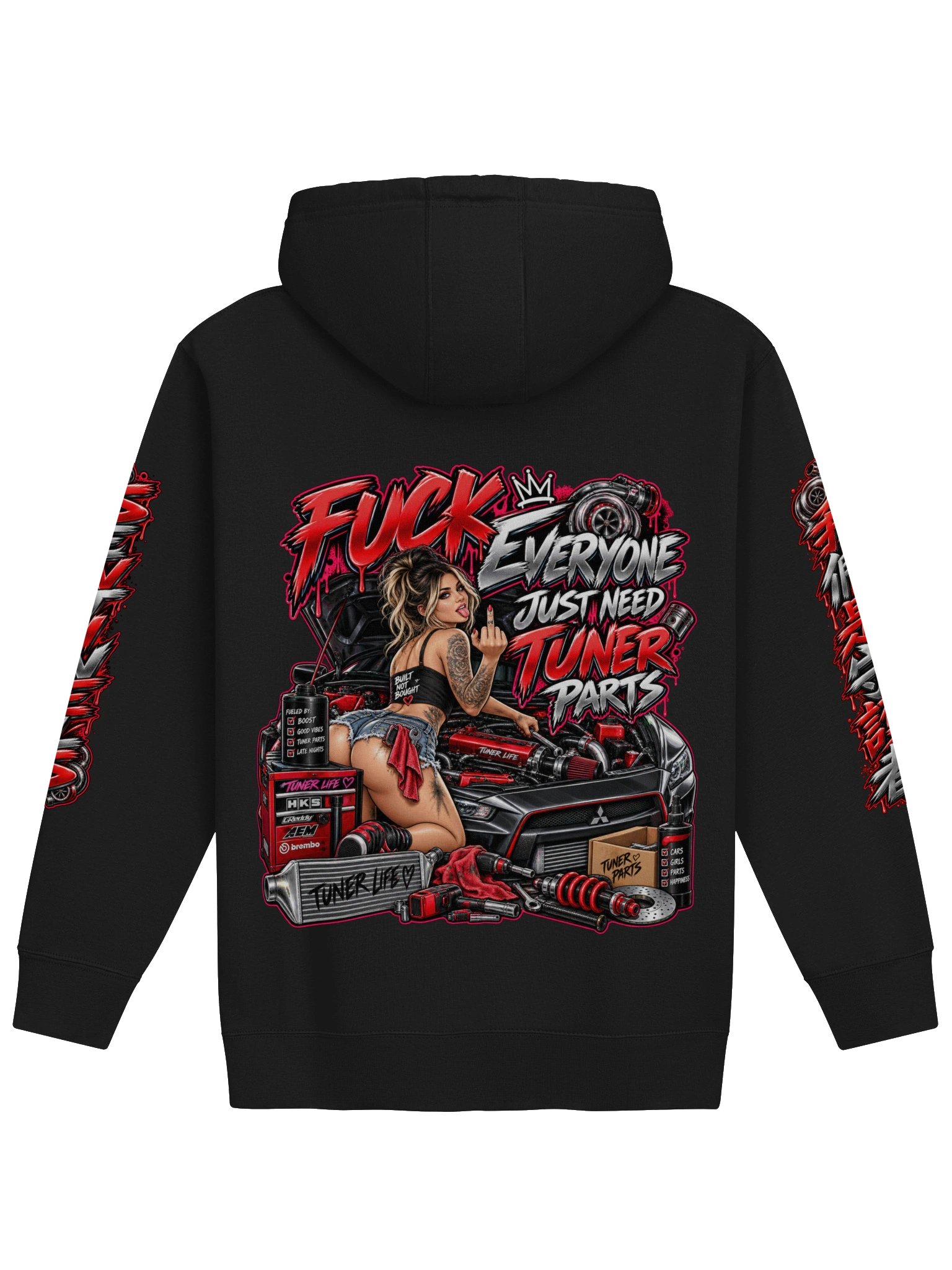 UNISEX HOODIE FUCK EVERYONE product image (9)