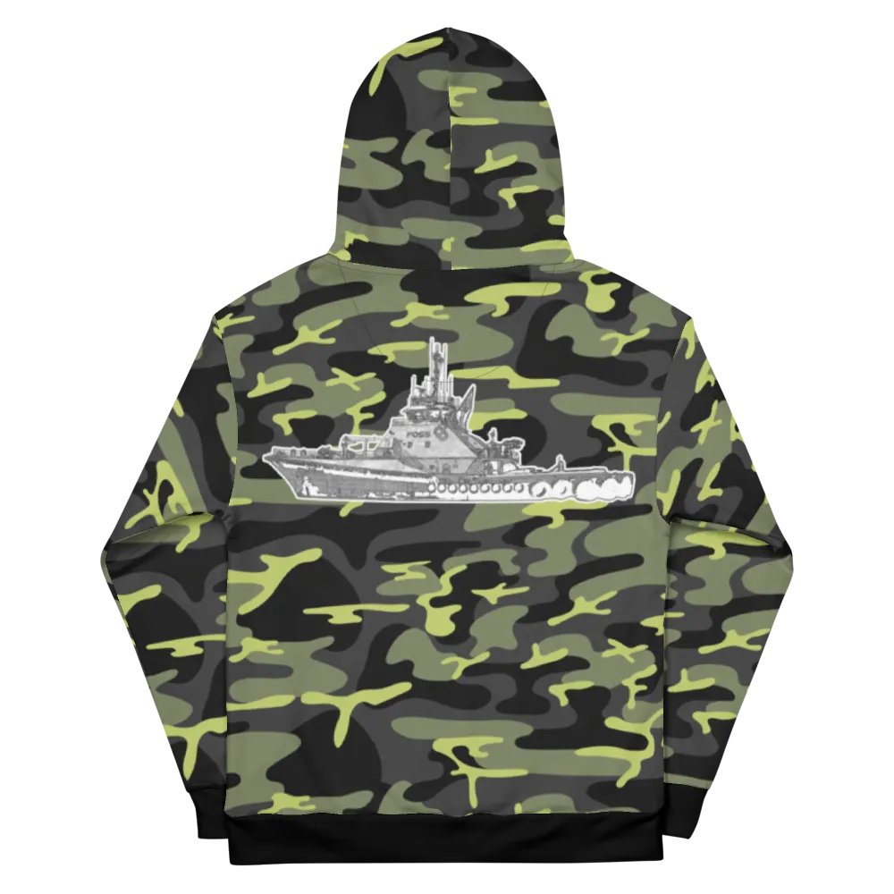 Sketch Garth Foss Tug (Green Camouflage) – Performance Marine Wear | Twin Anchor Apparel North Current Line product image (11)